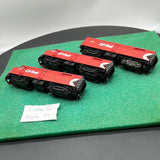 HO Scale Bargain Engine 24: Lifelike Canadian Pacific diesel set 1 pow 2 NP HO Scale Used Good