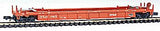Walthers 932-8056 CANADIAN PACIFIC Stand-Alone Well Car Action Red N Scale Like New