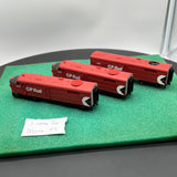 HO Scale Bargain Engine 24: Lifelike Canadian Pacific diesel set 1 pow 2 NP HO Scale Used Good