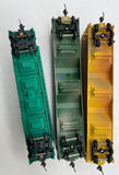 HO Scale HO2508  Set of 3 Assorted Hoppers Some Weathered As Is Kadee Couplers  Used Excellent No Box