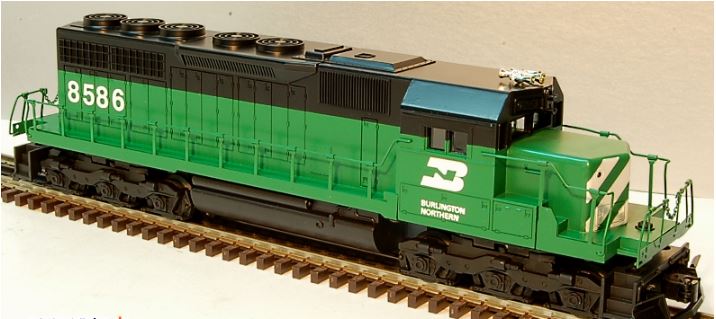 Burlington Northern Non-Powered Scale SD40-2 Diesel #7140 - 6-34781