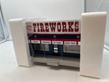 MTH Railking 30-9093 Fireworks Road Side Stand #Fireworks. O SCALE NEW
