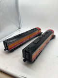 Weaver Southern Pacific SP Daylight EMD E-8 AA Diesel Locomotive Pair 3 Rail O SCALE Like New