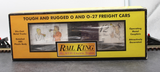 MTH Railking 30-74658 New Year's RailKing Box Car O SCALE NEW Damaged Box