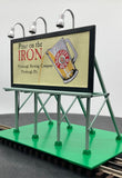 MTH Railking 30-90286 PBC - Pittsburgh Brewing Co. Lighted Billboard O SCALE Like New limited