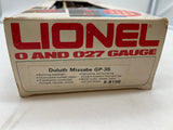 Lionel 6-8158 Duluth Missabe GP-35 7 1981-82 diesel locomotive O SCALE Used Damaged Box