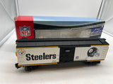 MTH Railking 30-74231 NFL - Pittsburgh Steelers RailKing Box Car O SCALE Used Excellent