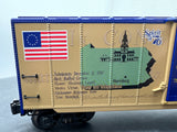 K-Line k761-7602 Spirit of 76 Pennsylvania PA Boxcar O SCALE Like New