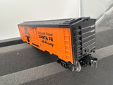 Lionel 6-29812 SANTA FE HOT BOX REEFER AB Orange O SCALE NEW