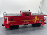MTH Premier 20-9105L Santa Fe Ext Vision Caboose (red/ yellow) O Scale NEW