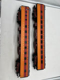 MTH Premier 20-66019 Milwaukee Road 2-Car 70' ABS Slpr/Diner Passenger Set in Smooth - Mil. Road Diner #109, Chandler O Scale Like New Damaged Box