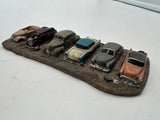 Junkyard Car scenery row of cars HO SCALE Used Excellent No Box