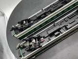 MTH Premier 20-6617 Southern 70' Streamlined Sleeper/Diner 2-Car Set in Southern Sleeper #2014 and Diner #3312 O Scale Like New