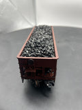 K-Line k6251-1752  New York Central NYC 2 Bay Hopper w/ Real Coal Load O SCALE Like New