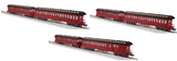 Lionel Boston and Maine B&M WOOD COACH 6 Car set: 2227090  2-PACK #1, 2227100 Pack 2 and 2227200 Wood Coach / Combine