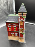 Department 56 5536-0 Christmas in the City Red Brick FIre Station Building Used Excellent