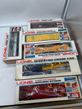 Lionel 6-8900, 6-9348, 6-9321, 6-7712, 6-9322, 6-9880, 6-9323 ATSF Santa Fe Famous American Railroad Series Railroad Freight Car Set (Set of 7) Caboose in wrong box O Scale Used Excellent