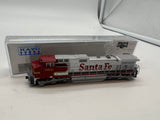 Kato 176-3507 Santa FE ATSF C44-9w 669 diesel locomotive N Scale Like New