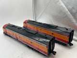 Weaver Southern Pacific SP Daylight EMD E-8 AA Diesel Locomotive Pair 3 Rail O SCALE Like New