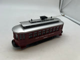 MTH Railking 30-2596 New York City Transit NYC Bump-n-Go Trolley O SCALE Used Excellent Water Damaged Box