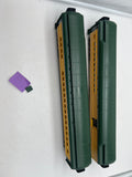 MTH Premier 20-4130 Chicago & North Western 2-Car 70' Madison Comb/Din Passenger Set - CNW O SCALE Used Excellent as is