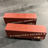 Walthers Piggyback Semi Trailer PRR HO SCALE USED set of 2