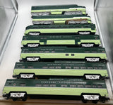 Williams Northern Pacific NP AA Set with 5 Passenger cars O SCALE Used Excellent