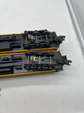 MTH Premier 20-4130 Chicago & North Western 2-Car 70' Madison Comb/Din Passenger Set - CNW O SCALE Used Excellent as is
