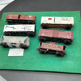 HO Scale Bargain Car Pack 150:  Set of 6 Lehigh Valley freight cars HO SCALE USED