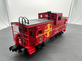 MTH Premier 20-9105L Santa Fe Ext Vision Caboose (red/ yellow) O Scale NEW
