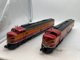 Weaver Southern Pacific SP Daylight EMD E-8 AA Diesel Locomotive Pair 3 Rail O SCALE Like New