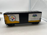 MTH Railking 30-74560 Pittsburgh Steelers Super Bowl XLIII 40' High Cube Box Car O SCALE Like New