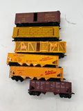 SET OF 6 UNION PACIFIC UP FREIGHT CARS HO SCALE Used Excellent AS IS No Box