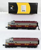 K-Line k-25181 CP F-7 Diesel A-A, both powered O SCALE NEW