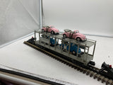 MTH Railking 30-76030 Auto Carrier Flat Car . O SCALE NEW