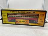MTH Railking 30-2543-1 Pittsburgh - Castle Shannon PCC Electric Street Car - No. 1711 With Proto-Sound 2.0 O SCALE Like New