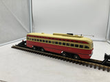 MTH Railking 30-2543-1 Pittsburgh - Castle Shannon PCC Electric Street Car - No. 1711 With Proto-Sound 2.0 O SCALE Like New
