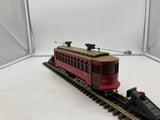 MTH Railking 30-2512-1 Allentown Brill Semi-Convertible Trolley Cab No. 212 O SCALE Used Excellent