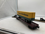 MTH Premier 20-98118 Chicago & North Western Flat Car . O SCALE NEW