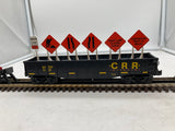 Lionel 6-84766 construction railroad gondola with construction signs O scale NEW