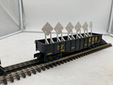 Lionel 6-84766 construction railroad gondola with construction signs O scale NEW