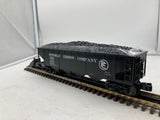 MTH Railking 30-75511 Potomac Edison Company RailKing 4-Bay Hopper Car Road #105 O SCALE Like New