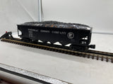 MTH Railking 30-75511 Potomac Edison Company RailKing 4-Bay Hopper Car Road #105 O SCALE Like New