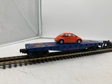Lionel 6-19444 flatcar with Volkswagen VW Bug AZ O SCALE Like New Damaged Box