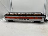 MTH Railking 30-67800 New Haven RailKing 60' Streamlined Full-Length Vista Dome Car - Ocean Bluff O SCALE Like New Damaged Box