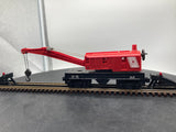 Lionel 6-16717 Jersey Central Four Wheel Crane Car O SCALE Like New
