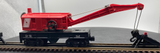 Lionel 6-16717 Jersey Central Four Wheel Crane Car O SCALE Like New