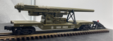 K-Line K662-8011 U.S. Army Cannon Car O SCALE Like New