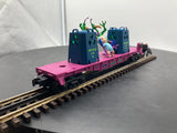 Lionel 6-16754 Porky Pig And 2 Instant Martians Flat Car Blinking Load O SCALE Like New