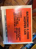 Lionel 6-51501 Baltimore & Ohio Hopper Car O SCALE NEW